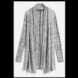 Laila Jayde Tonia Ribbed Side Slit Duster Cardigan Small NWT